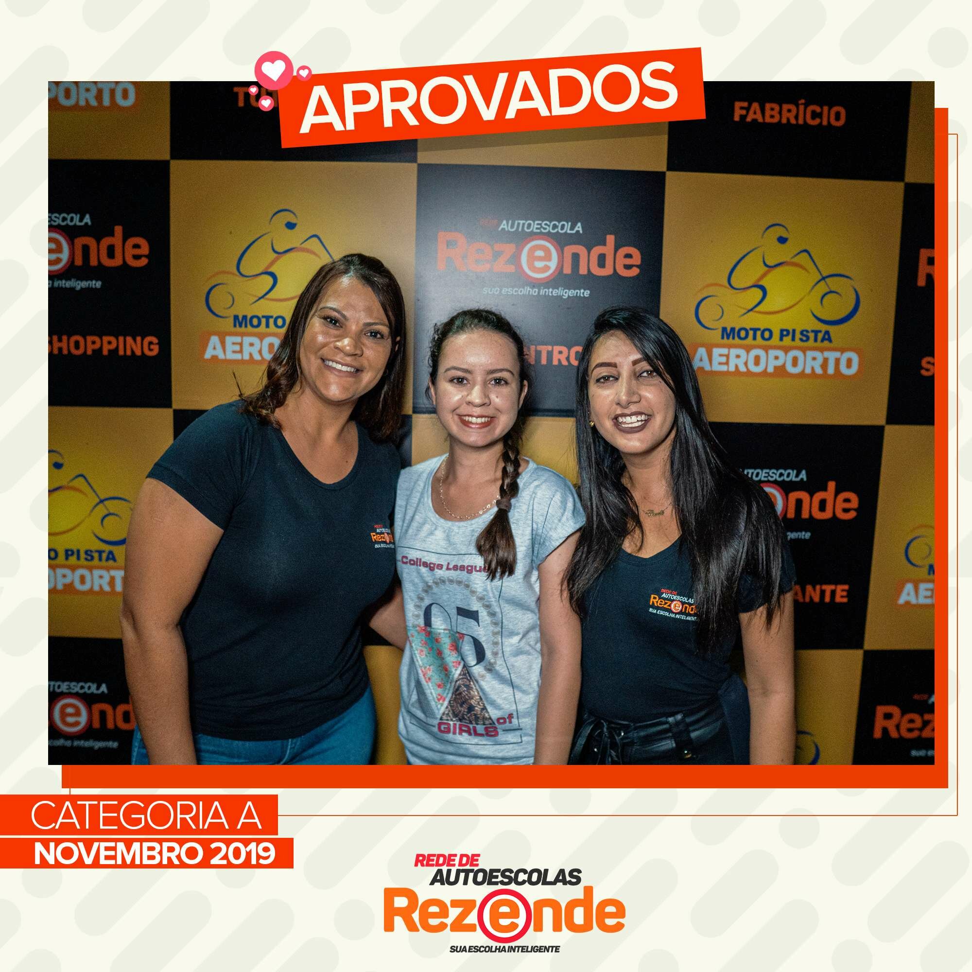 NOVEMBRO 2019 | Aprovados CAT A