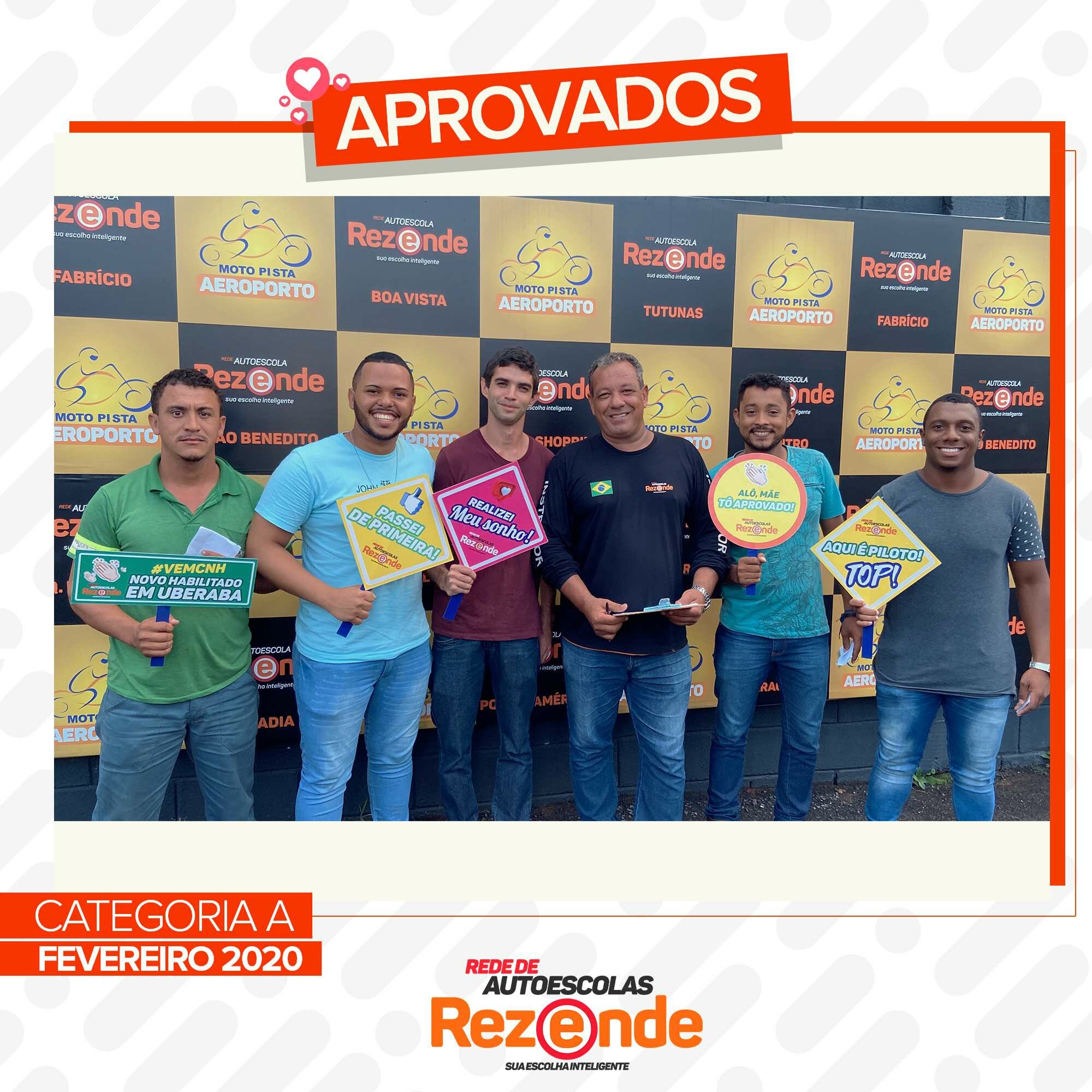 FEVEREIRO 2020 | Aprovados CAT A